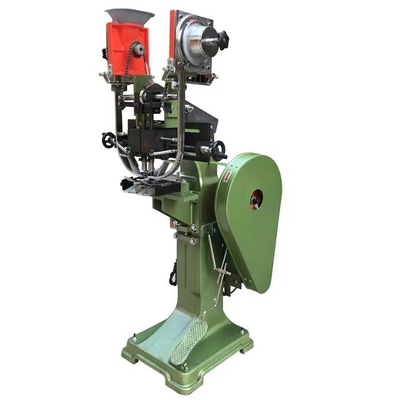 Automatic Double Head Eyeleting Machine Fahion Shopping Bag Shoe Eyelet Making Machine