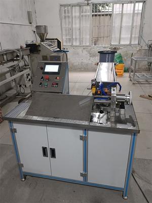 60 MM PVC PET Plastic Single Loop Spiral Coil Forming And Cutting Machine Equipment For Book Binding