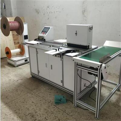 High Speed Double Loop Exercise Book Wire O Binding Machine Spiral Coil Binding Machine Equipment