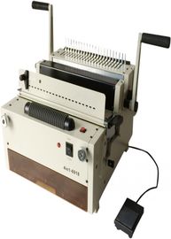 Small Desktop Wire Comb Binding Machine All In One Eletric Power 440x470x280mm