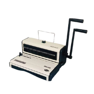 Desktop A3 Paper Twin Ring Wire Binding Machine with 8.47mm Pitch