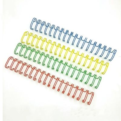 45sheets A4 3:1 Double Loop Binding , 1/4'' Colorful Twin Wire Binding