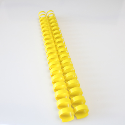 21 Loops Plastic Comb Binding 4mm Rings Loose Leaf Round