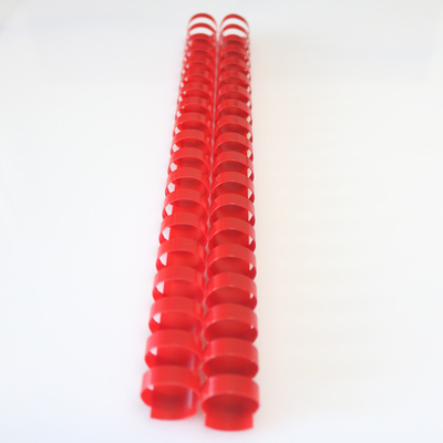 21 Loops Plastic Comb Binding 4mm Rings Loose Leaf Round