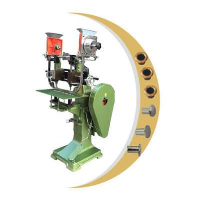 Automatic Double Head Eyeleting Machine Fahion Shopping Bag Shoe Eyelet Making Machine