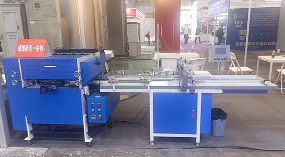 Automatic Notebook Making Machine Exercise Book Thread Sewing and Folding Machine Guidebook Stitching Machine