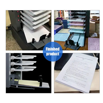 6 Bins 10 Bins 12 Bins Automatic Paper Gathering And Collator Collating Machine Equipment