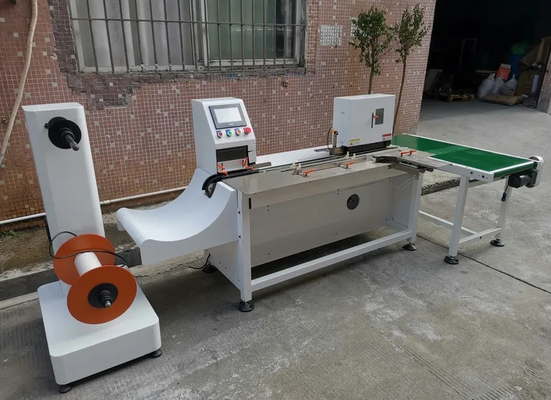 Double Loop Wire O Spool Roll Cutting Binding Machine Equipment For Desktop Calender Notebook