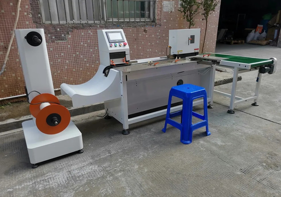 Double Loop Wire O Spool Roll Cutting Binding Machine Equipment For Desktop Calender Notebook