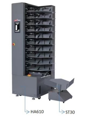 10 Stations Air Suction Automatic A2 A3 A4 A5 Paper Book Booklet Sheet Collator Machine Equipment