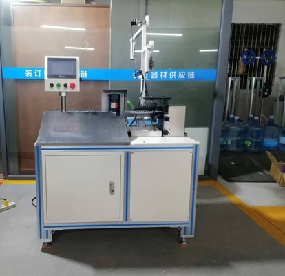 Single Metal Spiral Coil Forming And Cutting Machine Air Pressure 1.5 KW Customer Provided