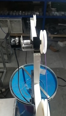 Single Metal Spiral Coil Forming And Cutting Machine Air Pressure 1.5 KW Customer Provided
