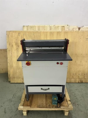 Super600G Semi Automatic Wall Calender Hole Punching Machine And Double Wire O Closing Machine Equipment