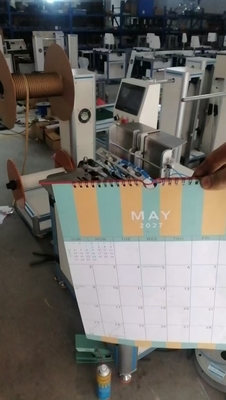 590 MM Fast Speed Wall Calender Note Books Cook Books Making Binder Binding Closing Machine Equipment