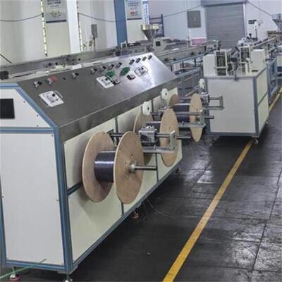 PFE-50D Double Head Rewinding Automatic PVC Filament Extrusion Machine for Plastic Binding Coil