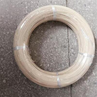 0.8 mm 0.9 mm Beige PET Nylon Coated Wire Bra Wire Galvanized Wire Nylon Coated Steel Bra Wire
