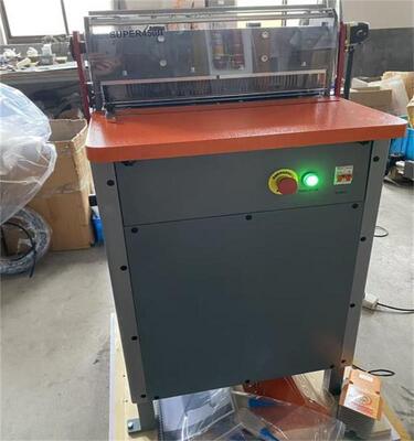 Super450 Professional Calendar Notebook Paper Hole Punching Machine Semi-automatic Hole Puncher With Wire Closing