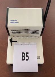 B5 Wire Comb Binding Systems Loose Leaf Hole Punching Binding Machine