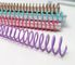 Document Binding Colorful PVC Spiral Ring 3/4'' 7/8''