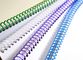Document Binding Colorful PVC Spiral Ring 3/4'' 7/8''