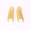Electroplating 7/8'' Double Loop Binding Wire Rings Yellow Color