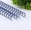 Book Binding 1/2'' Metal Spiral Wire , 23 Loops Double Wire Ring