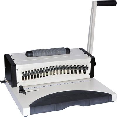 NanBo Twin Loop Wire Binding Machine , 4x4 Hole Comb Wire Binding Machine