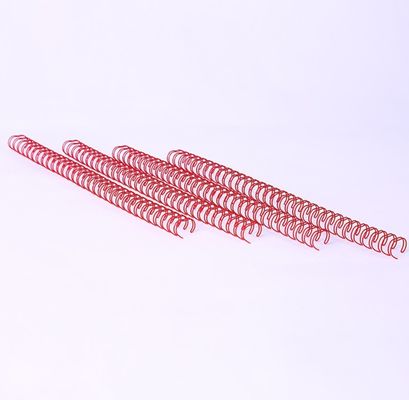 1.25 Inch Wire Spiral Binding , Nylon Coating Book Binding Spiral