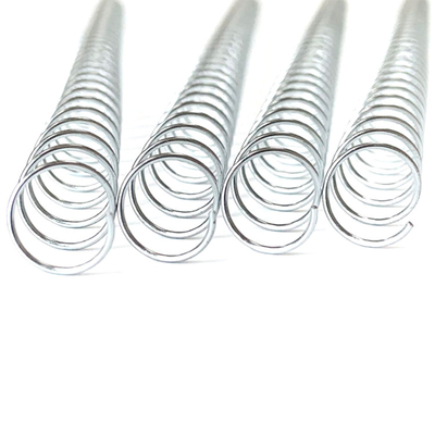 Silver Spiral Metal Coil Binding For A4 Book 1/4 Inch To 2 Inch