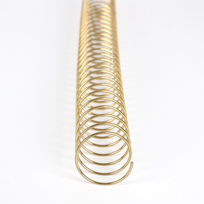 Custom Size Gold Metal Coil Binding For Desk Planners 48loops NanBo