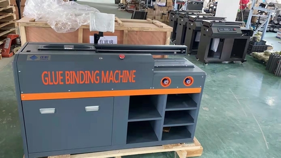 Touch Screen A3 A4 Automatic Glue Binding Machine 60mm Bind Thickness