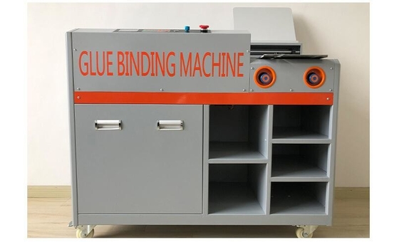 Double Gluing Roller A4 Automatic Perfect Glue Book Binding Machine 280-350 Books/Hour