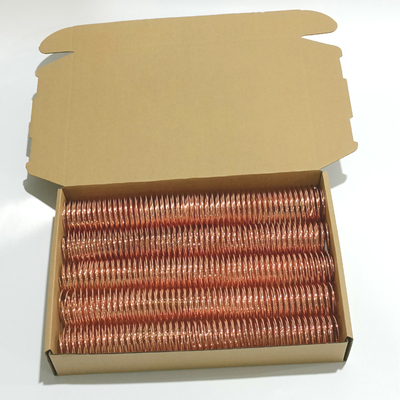 Nylon Coated 4:1 Metal Spiral Binding Gold Coil Single Wire O