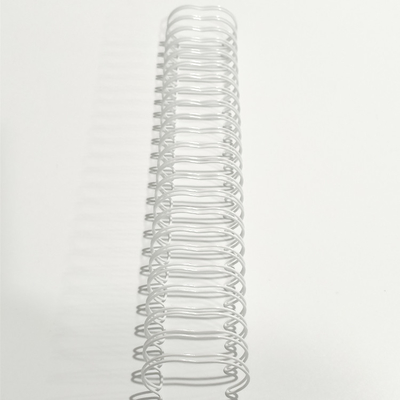 1.0mm Thick Twin Wire O Double Loop Spiral Binding Coil Wires