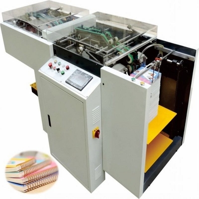 3-6 Bar Notebook Hole Punching Machine 420x380MM Wire Punching Machine