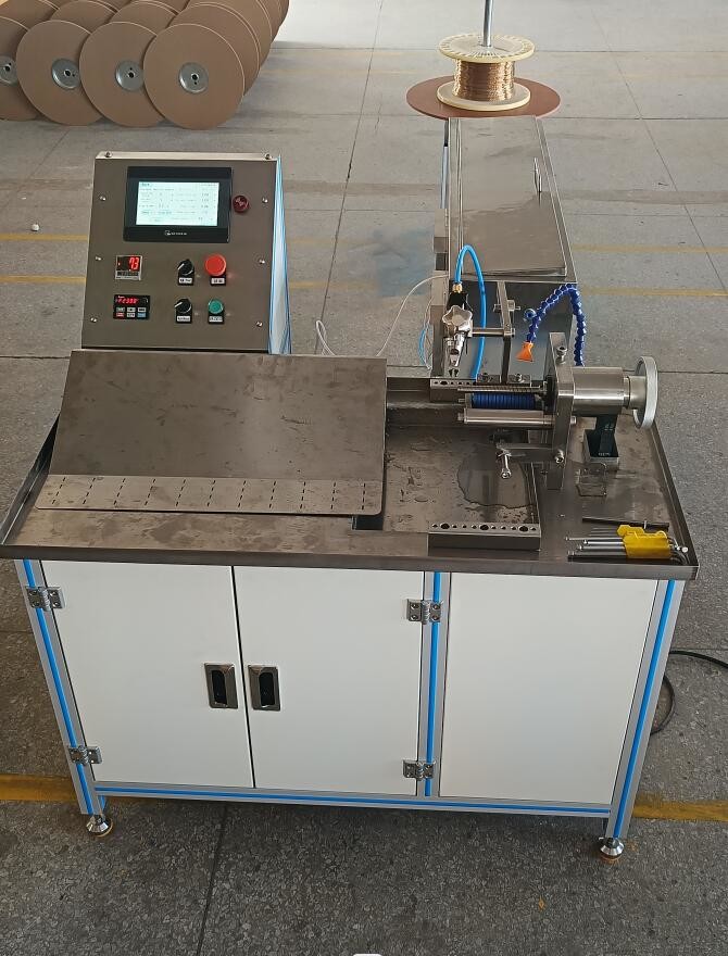 1200 Loops/ Min Pvc Plastic Spiral Forming Machine, Plastic Coil Wire Forming Machine For Printing Factory