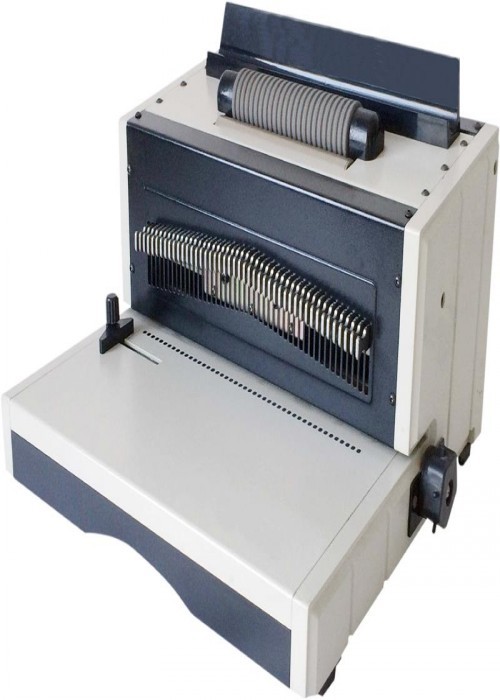 Electric  Wire Comb Binding Machine 46 Holes For Metal Spiral Coil EC8706