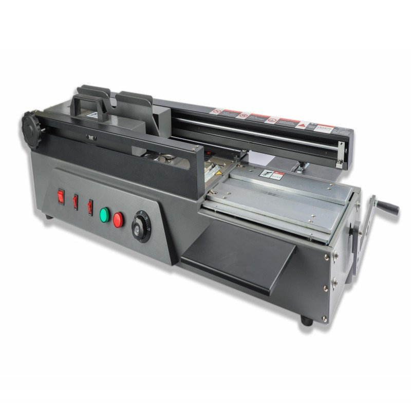 Nanbo Manual Glue Binding Machine , 800W 320mm Manual Comb Binding Machine