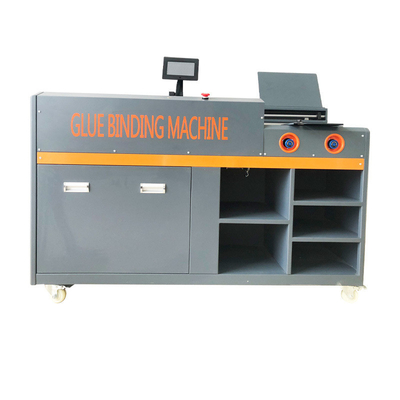 Touch Screen A3 A4 Automatic Glue Binding Machine 60mm Bind Thickness
