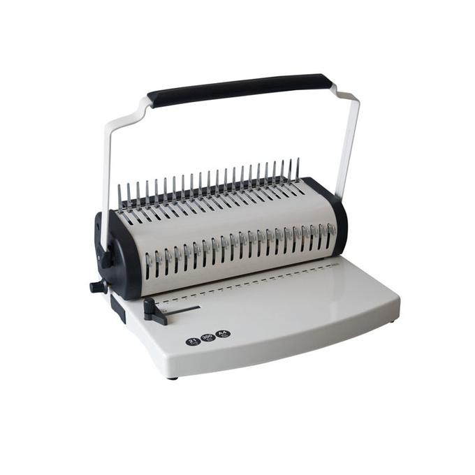 Portable a4 a5 plastic comb binding and punching machine